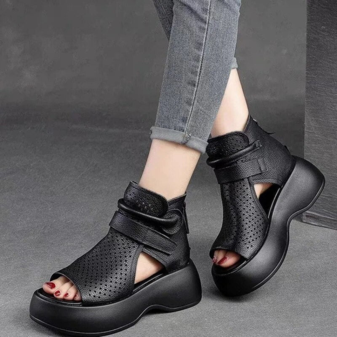 Federica™ - Klasične kožne ortopedske sandale