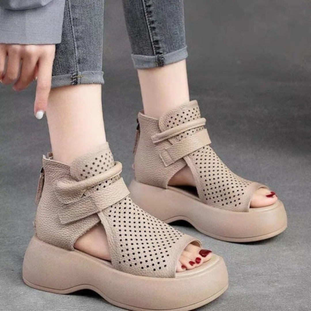 Federica™ - Klasične kožne ortopedske sandale