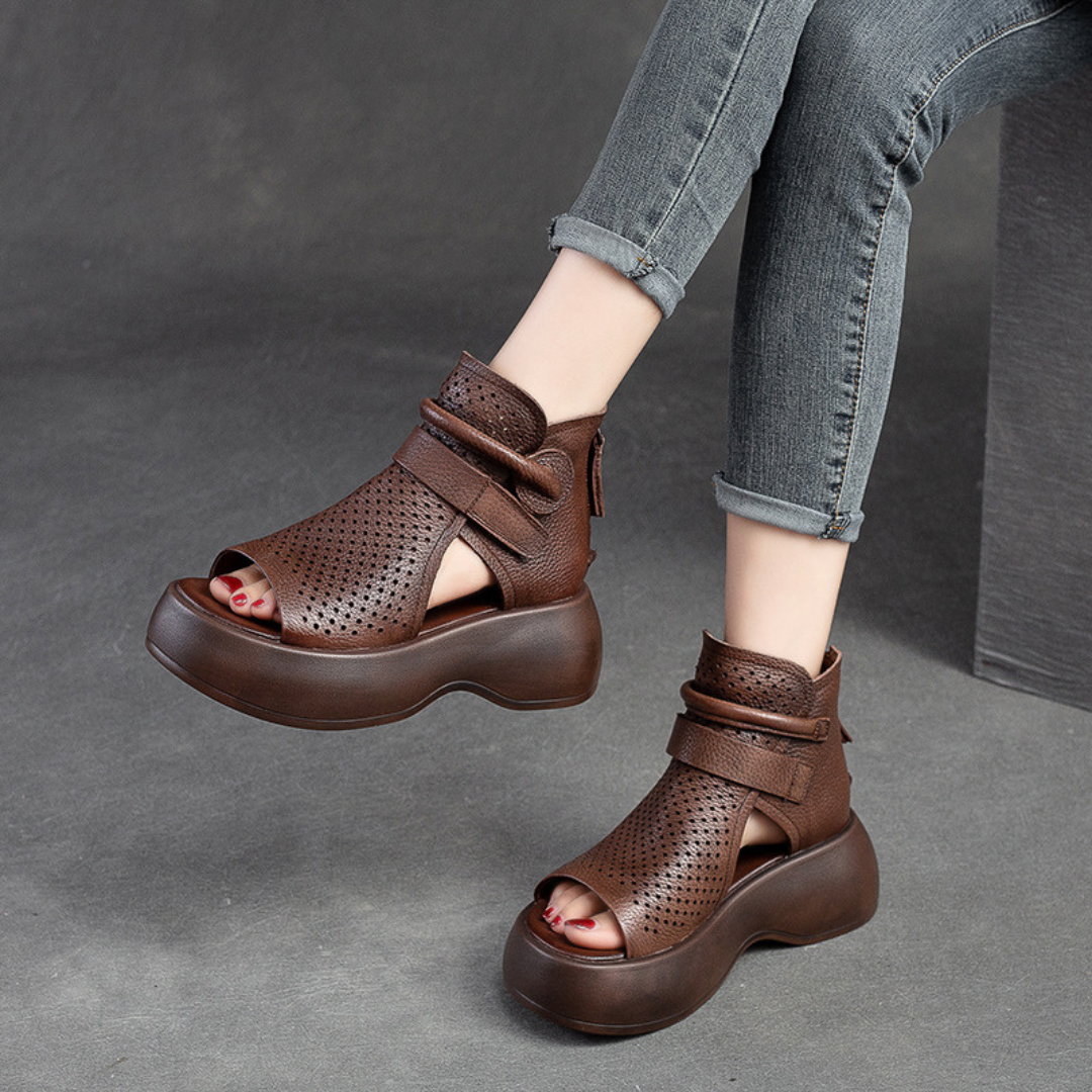 Federica™ - Klasične kožne ortopedske sandale